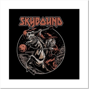 Skybound Guitar Horse Posters and Art